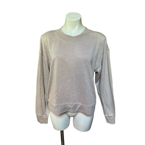 Women's Pink Terry Cloth Sweatshirt Large - Picture 1 of 8